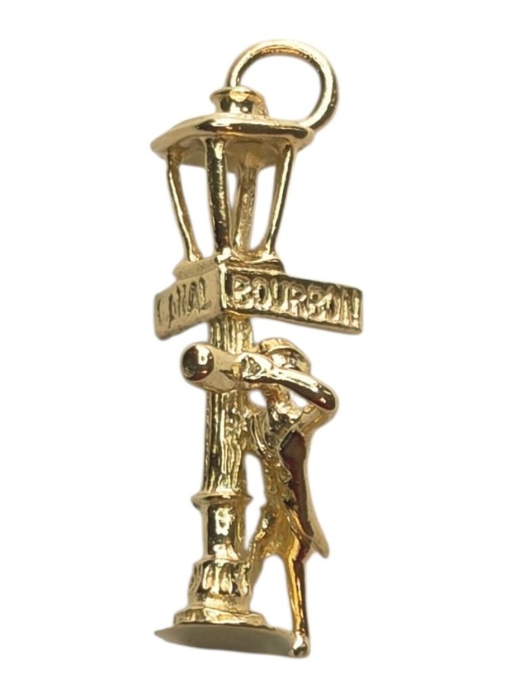14K Bourbon Street and Canal Street Corner Sign Charm #25215